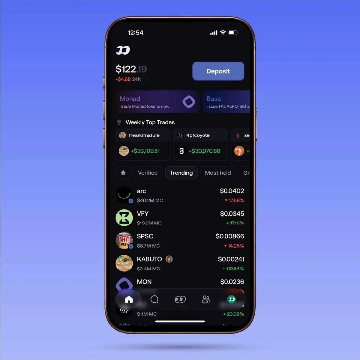 Fomo Search Interface